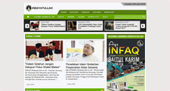 Desktop Screenshot of hidayatullah.or.id