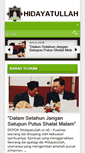 Mobile Screenshot of hidayatullah.or.id